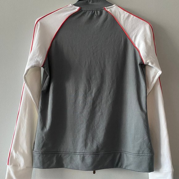 NEW BCBG Maxazria BCBGMaxazria Track Jacket Gray - Picture 3 of 3